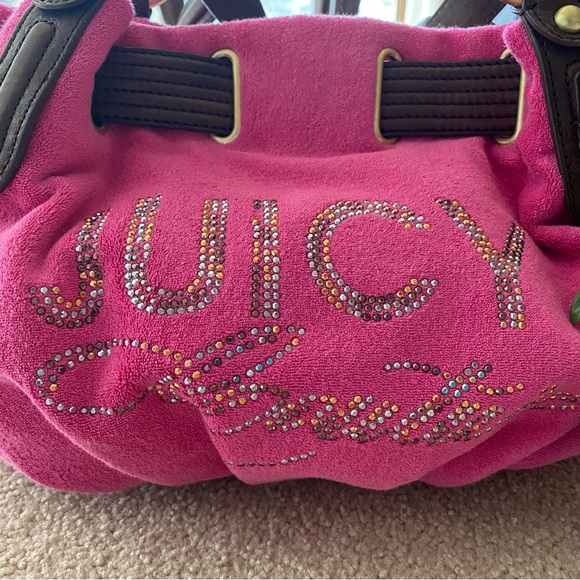 Vintage Juicy Couture Pink Velour Bag - Picture 2 of 16